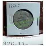 1952-S Franklin Half Dollar
