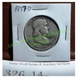 1957-D Franklin Half Dollar