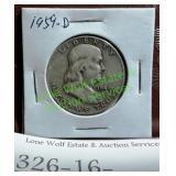 1959-D Franklin Half Dollar