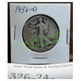 1936-D Walking Liberty Half Dollar