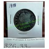 1898 Barber Half Dollar