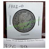 1902-O Barber Half Dollar