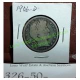 1906-D Barber Half Dollar