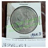 1922-D Peace Dollar