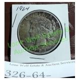1924 Peace Dollar