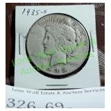 1935-S Peace Dollar