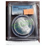 Graded 1884-O Morgan Dollar