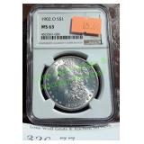 Graded 1902-O Morgan Dollar