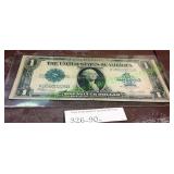 1923 One Dollar Silver Certificate, Large Bill