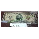 1934-A Five Dollar Hawaii Note