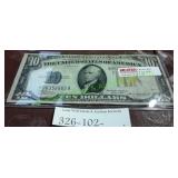 1934-A Ten Dollar North Africa Note