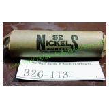 Roll of 1943 Silver Nickels