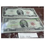 1963-A & 1963 Two Dollar Bill