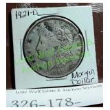 1921-D Peace Dollar