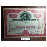 1934 Common Stock, H Hentz & Co