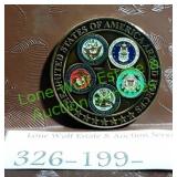 The USA  Armed Forces Medallion