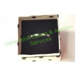 Sterling Silver Black and White CZ Eternity Ring