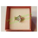 Sterling Silver Clear Cubic Zirconia Ring