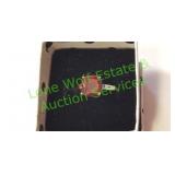 Sterling Silver Cushion Cut Garnet CZ Ring