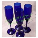 Cobalt Blue Wine Glasses