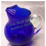 Cobalt Blue Pitcher