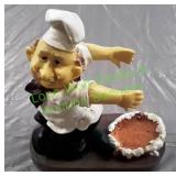 Polyresin Chef Wine Bottle Holder