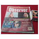 WWE Wrestlers News Paper and Trading Cards
