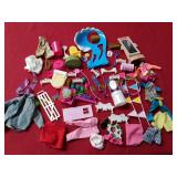 Bag of Miscellaneous Barbie Stuff