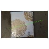 Mainstay Curtains Foil/Ivory/Gold