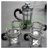 Coffee Press With Cups