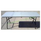 Samsonite 6 Foot Gray Folding Table