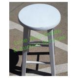 White Wooden Stool