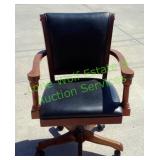 Wooden / Leather Office Chair