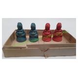 Vintage Plastic Salt and Pepper Shakers