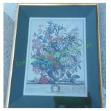 Julys Flowers Framed