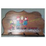 Vintage Wooden Coat Rack