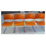 Vintage Orange Retro Chair