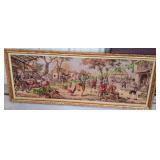 Framed Vintage Tapestry