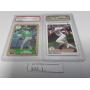 2 Graded Mark Mcguire Baseball Cards