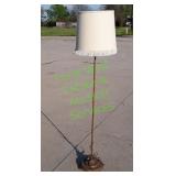 Vintage Floor Lamp W/  Shade