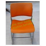 Vintage Orange Retro Chair