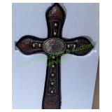 Buckle w/ Flower Wall Cross