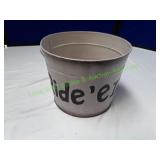 Western Décor Tin Bucket
