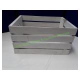 White Wooden Crate