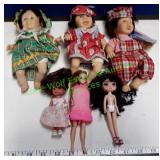 6 Dolls In Bag