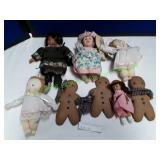 6 Dolls In Bag