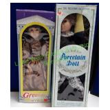 2 Porcelain Dolls