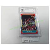 1986 Fleer Basketball Jay Vincent Card