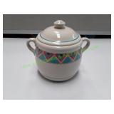 Southwestern Crock w/ Lid