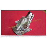 Ceramic Wolf Statue